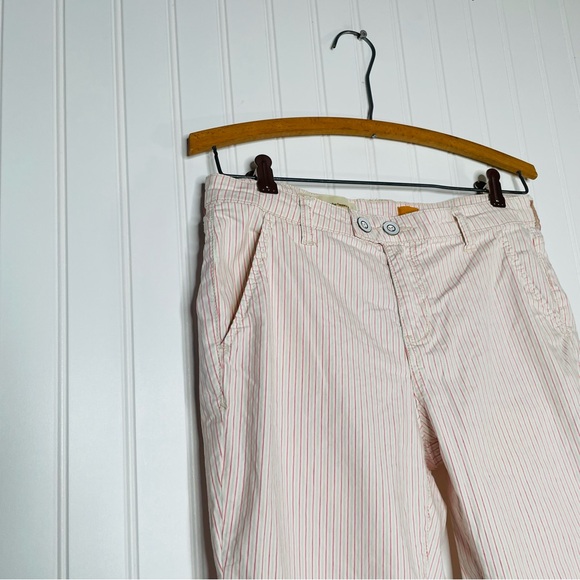 Pilcro and the Letterpress Blushed Striped Cropped Pants - Picture 4 of 8